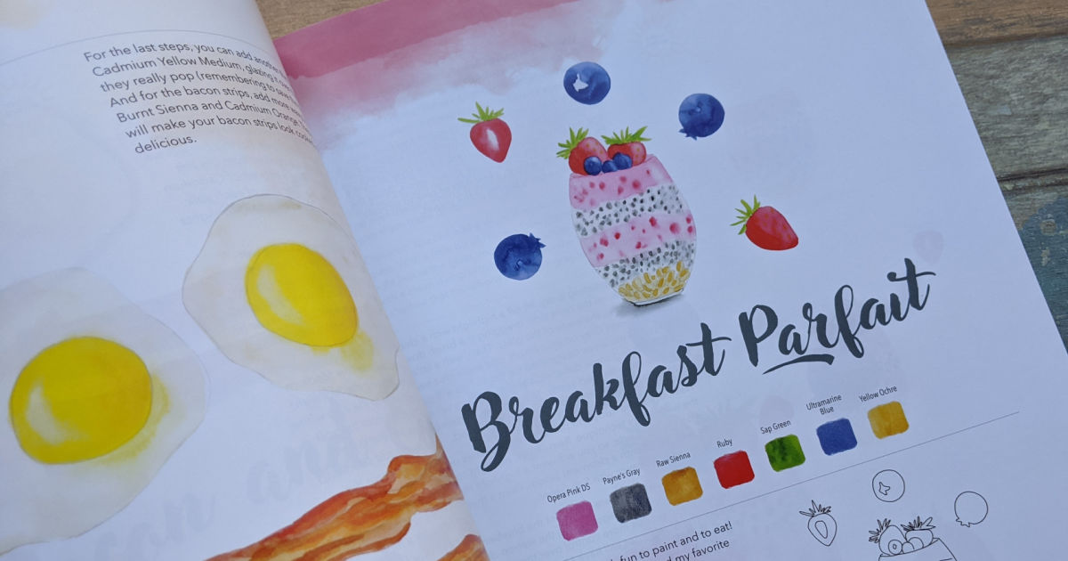 breakfast parfait watercolor