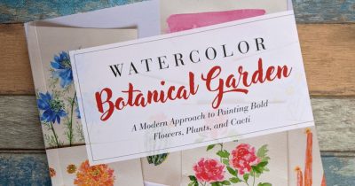 feature watercolor botanical garden book