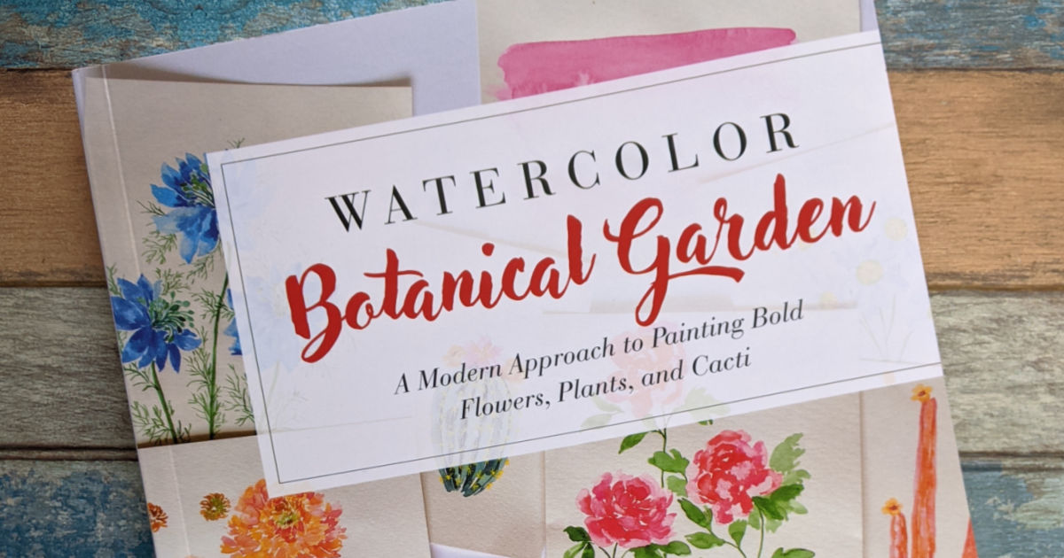 Watercolor Painting Botanical Art Book - Mama Likes This