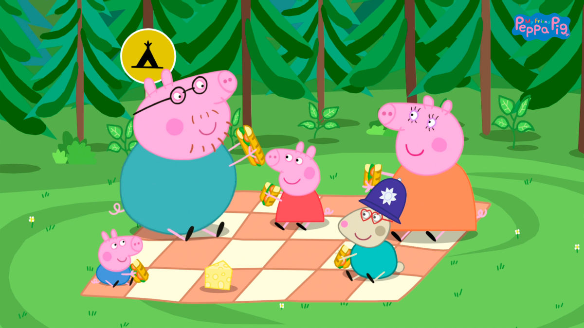 game screenshot my friend peppa pig picnic