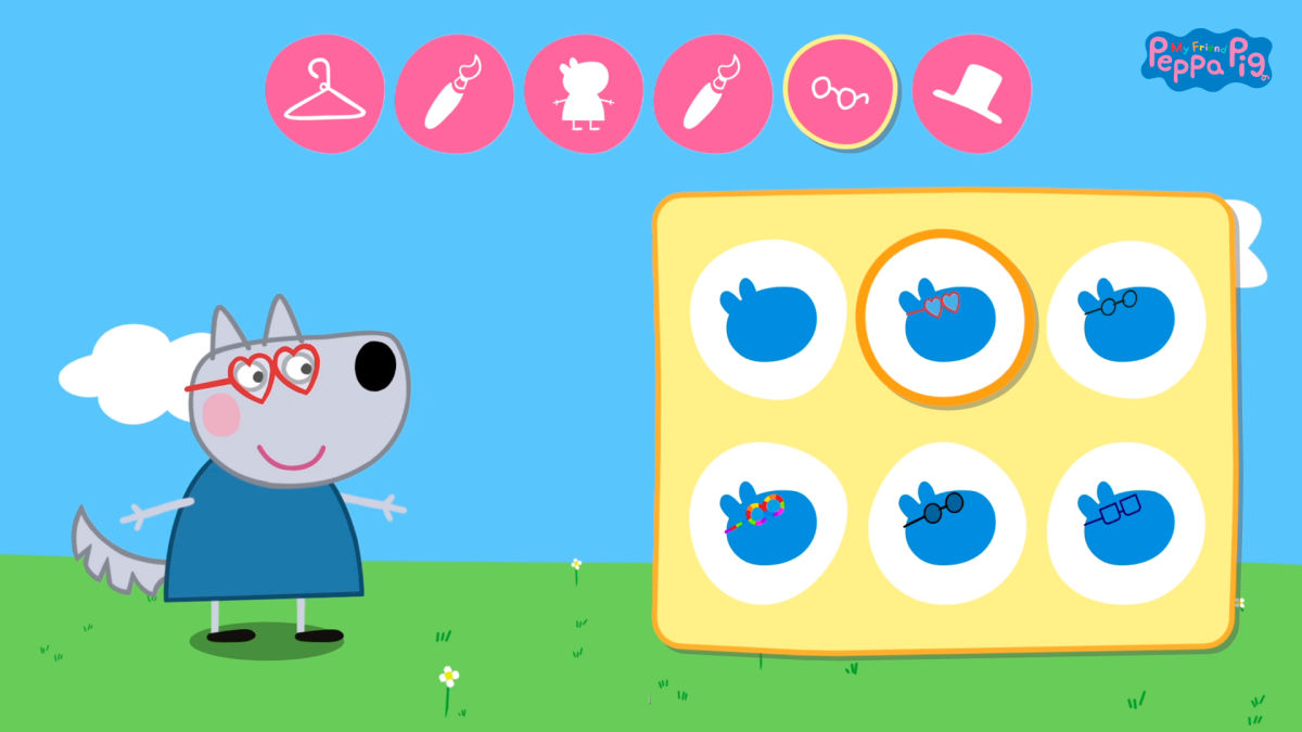 peppa pig game activity screenshot