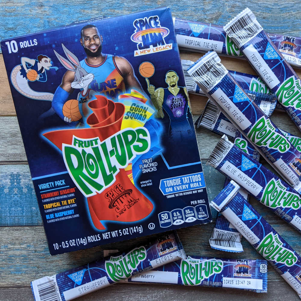 space jam fruit roll ups