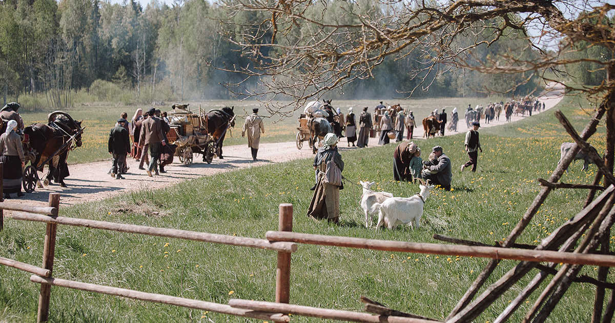 ww1 refugees in the rifleman movie