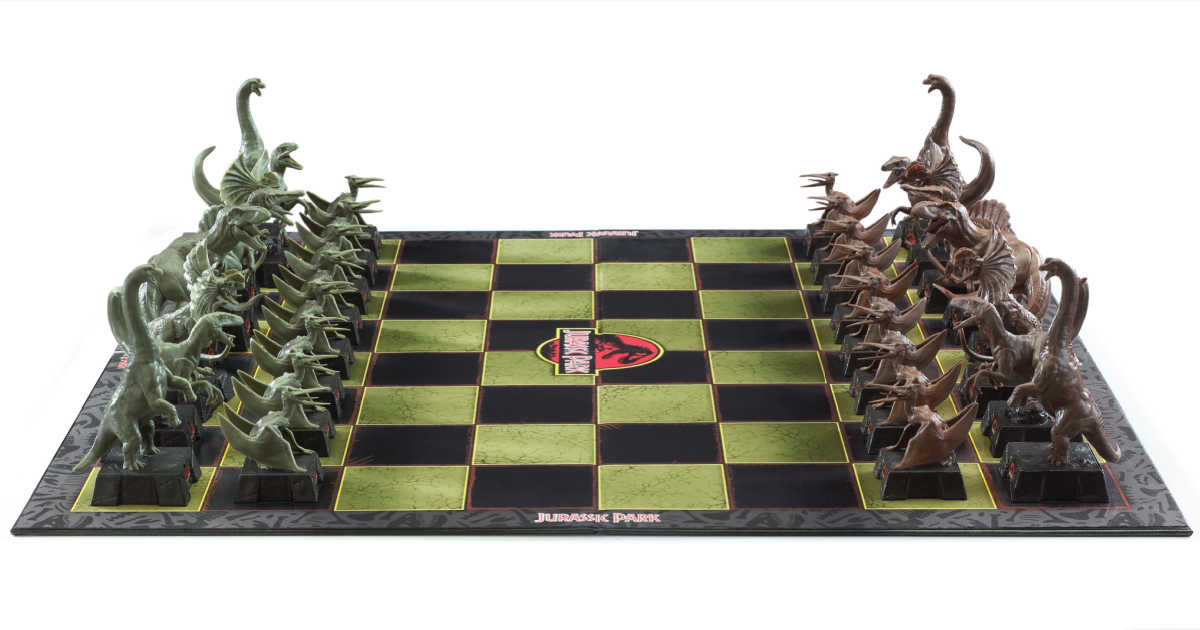 jurassic chess board