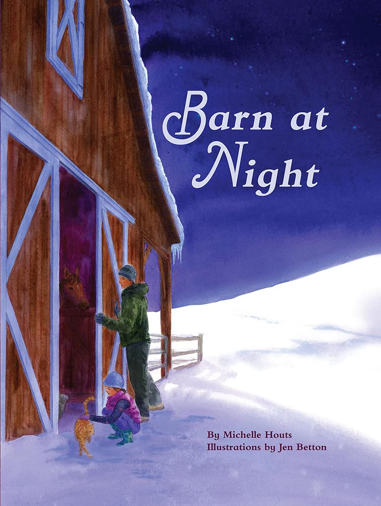 barn at night picture book
