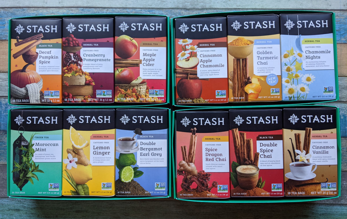 fall winter stash tea assortment