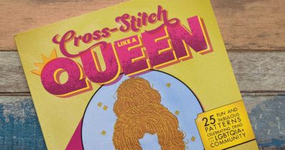 feature cross stitch like a queen