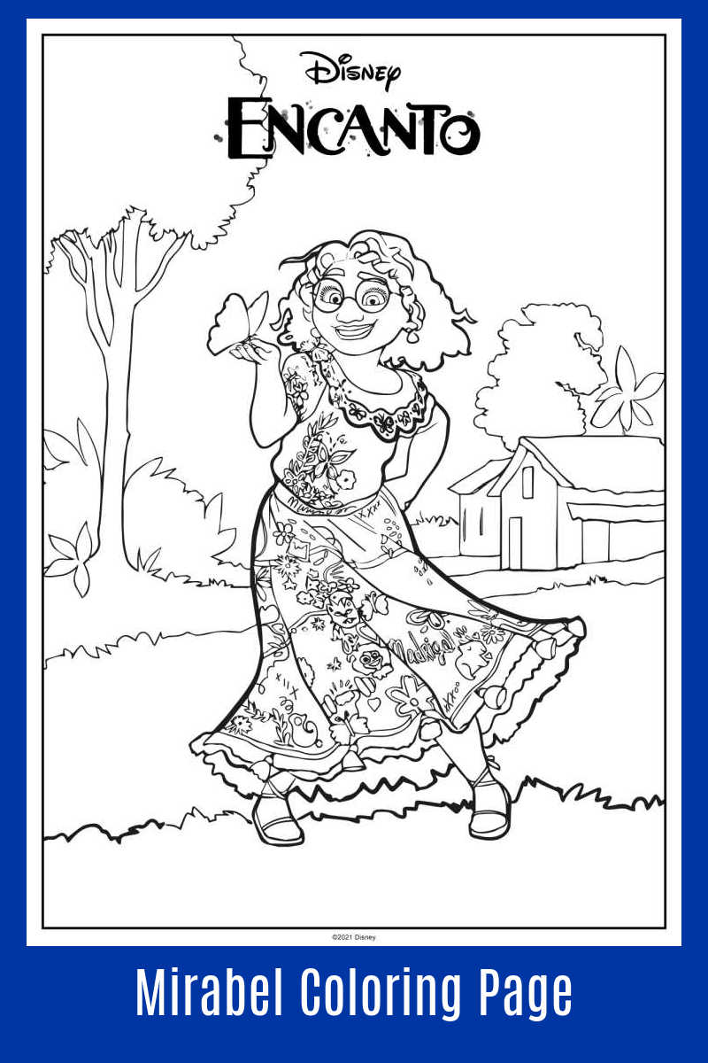 mirabel coloring page