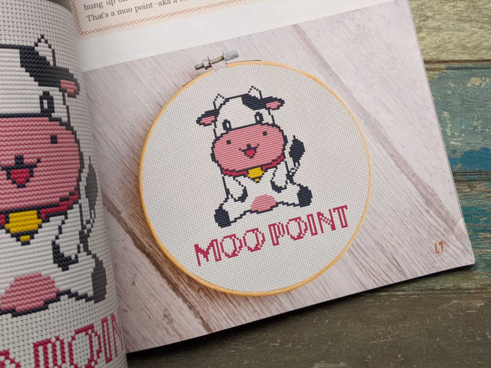 moo point friends cross stitch