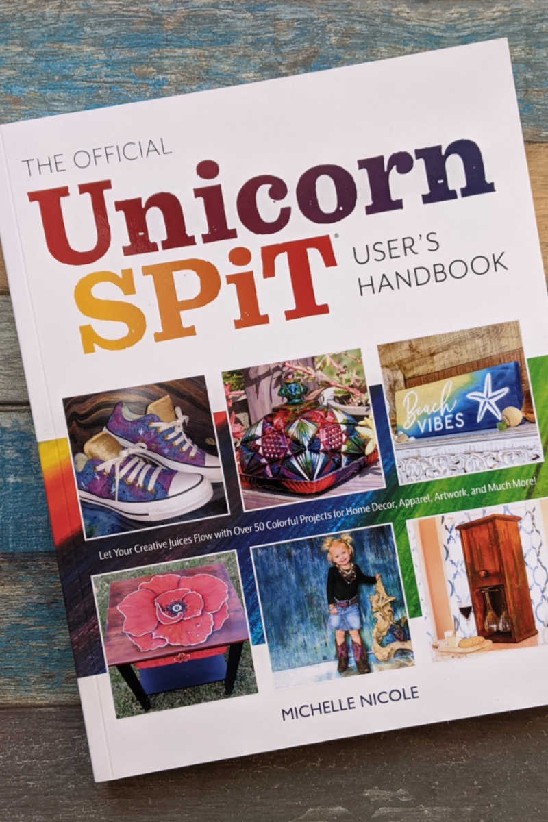 The Official Unicorn SPiT User’s Handbook is an inspirational how to book for both beginners and experienced users of this non-toxic stain.