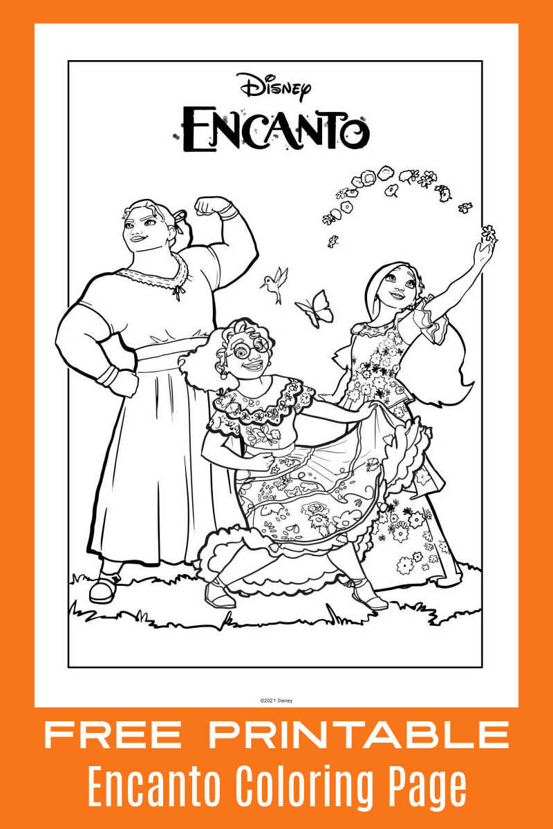 Mirabel Coloring Page for Kids - Free Encanto Printable Coloring Pages  Online for Kids 