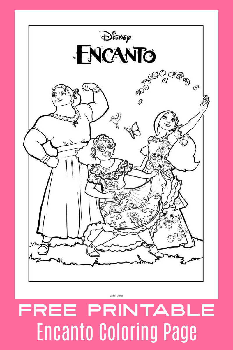 Mirabel Luisa And Isabela coloring page