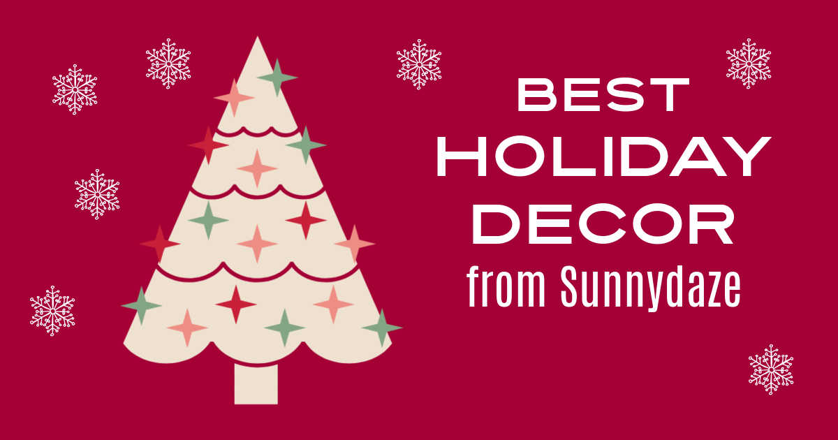 Check out the best holiday decor ideas from Sunnydaze, so that you and your family can enjoy this magical season in style.