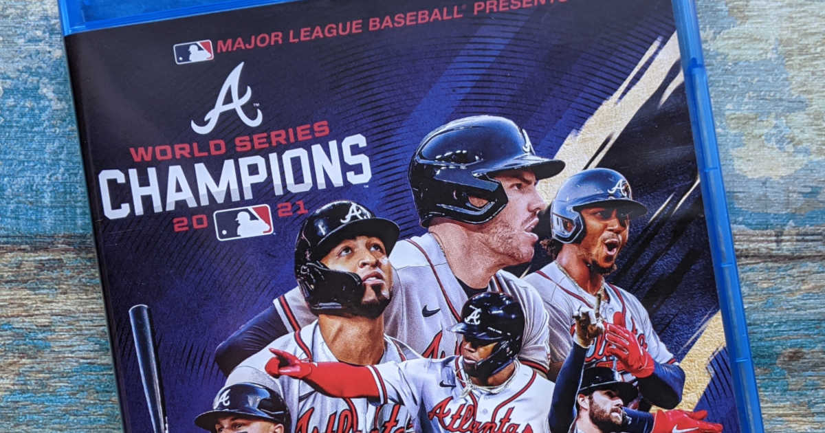 Mickey Mouse Playing Baseball Braves champion 2021 world series