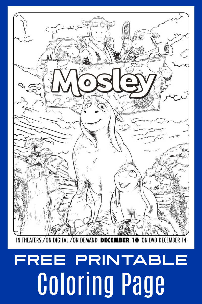 Download this free printable Mosley coloring page, so your kids can have fun creating a colorful picture with their favorite movie characters. 