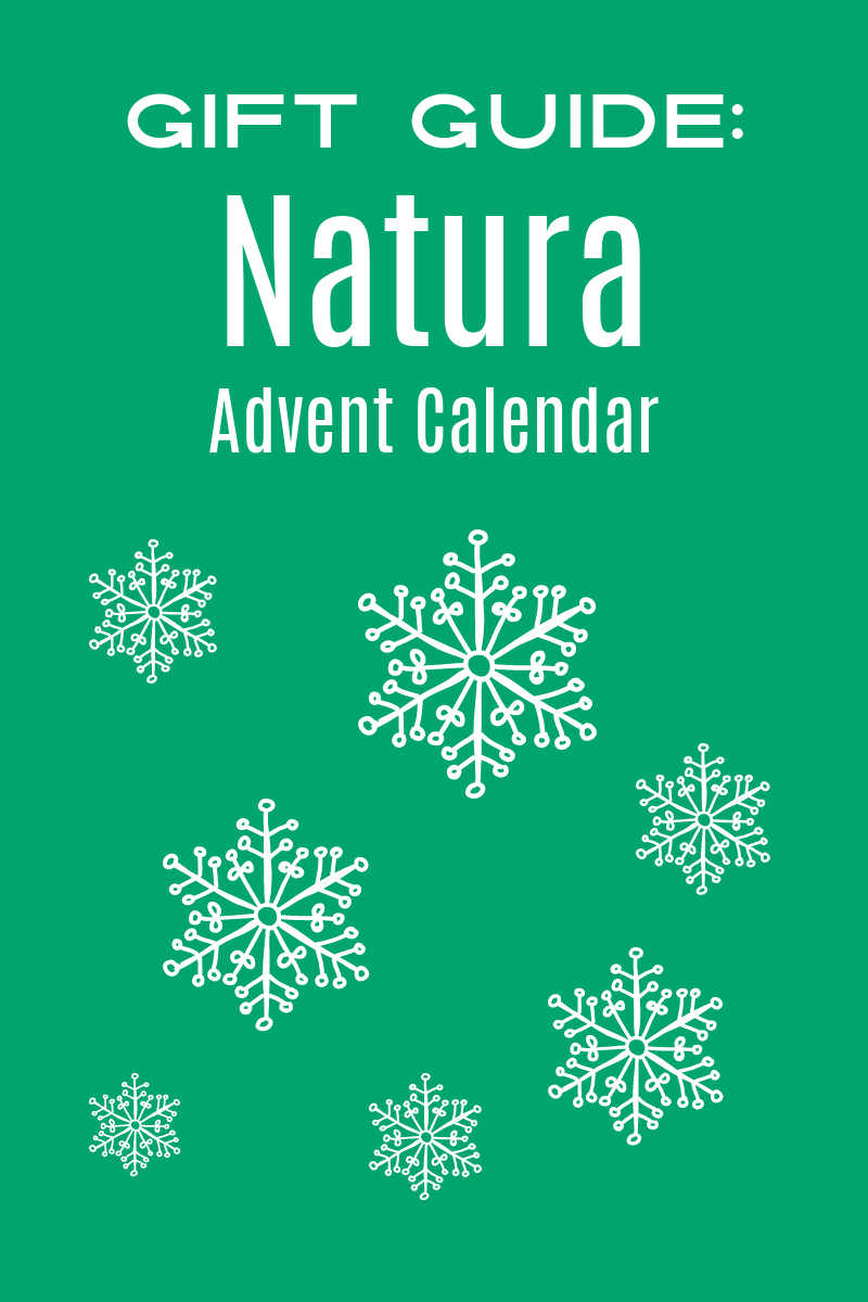 Countdown the days until Christmas with the Natura Advent Calendar, which features self care treats for skin and hair. 