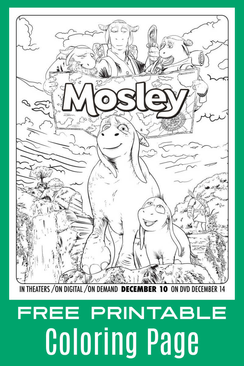 Download this free printable Mosley coloring page, so your kids can have fun creating a colorful picture with their favorite movie characters. 