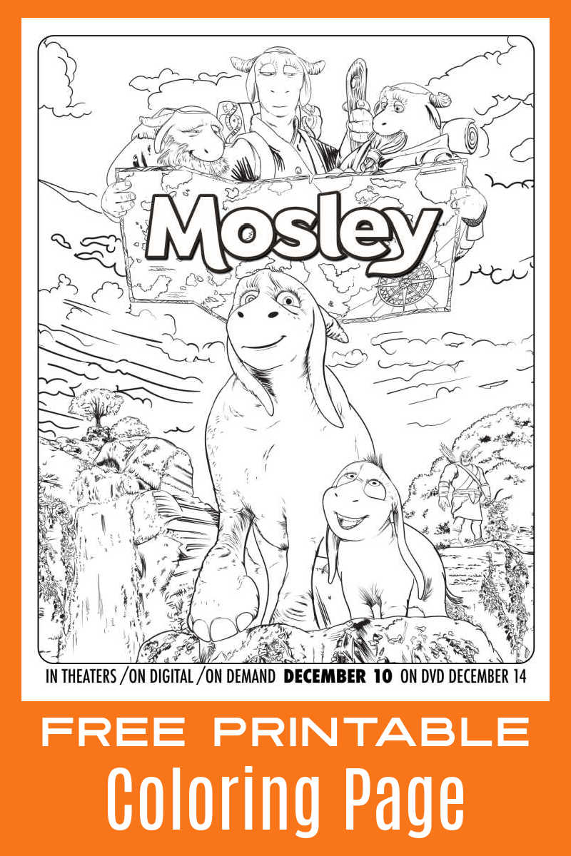 Download this free printable Mosley coloring page, so your kids can have fun creating a colorful picture with their favorite movie characters. 