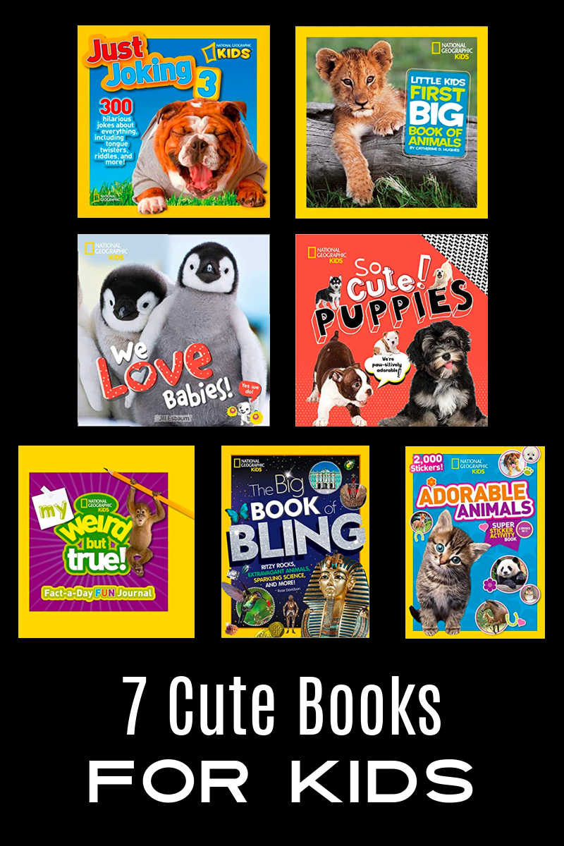 Add these cute books for kids from National Geographic to your home library, so your children will enjoy reading and learning at a young age. 