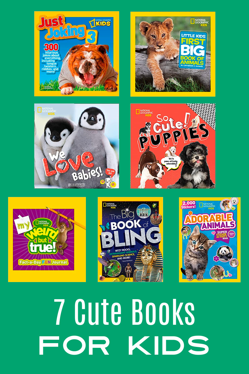 Add these cute books for kids from National Geographic to your home library, so your children will enjoy reading and learning at a young age. 