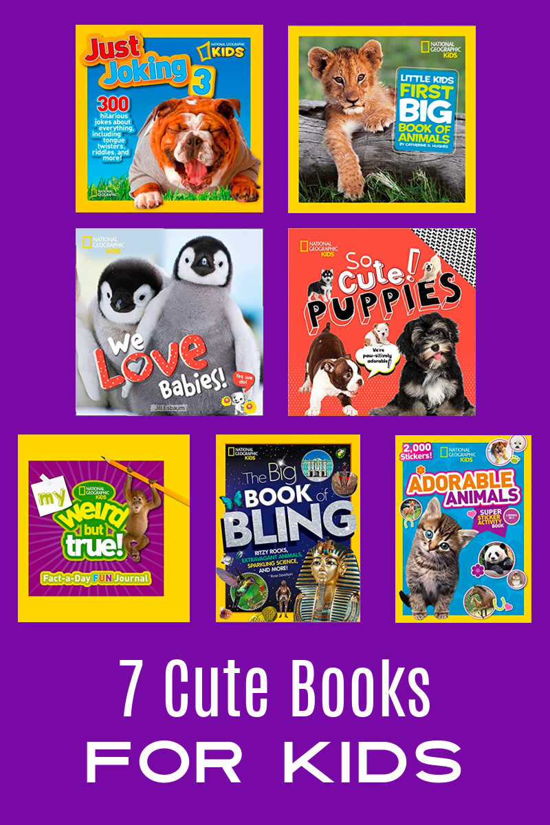 Add these cute books for kids from National Geographic to your home library, so your children will enjoy reading and learning at a young age. 