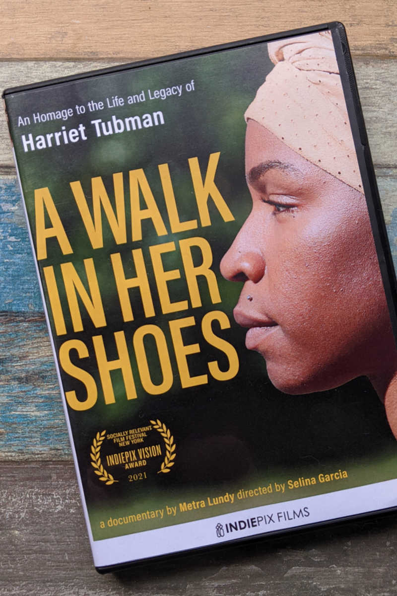 See history and current events in a new way, when you watch the A Walk in Her Shoes documentary about Harriet Tubman's journeys. 