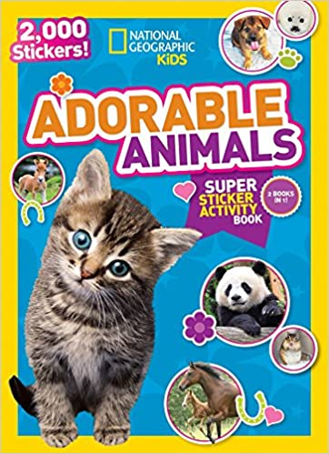 super sticker activity book of adorable animals