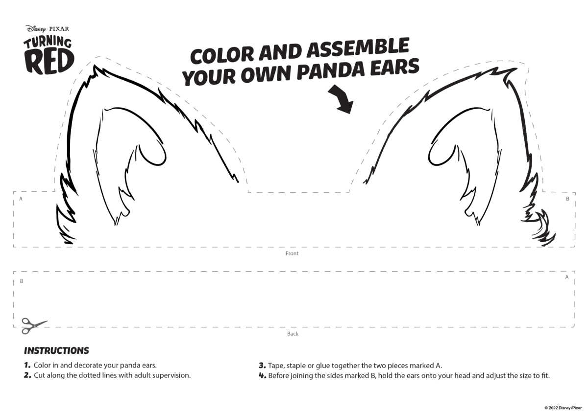 Disney Panda Ears Craft