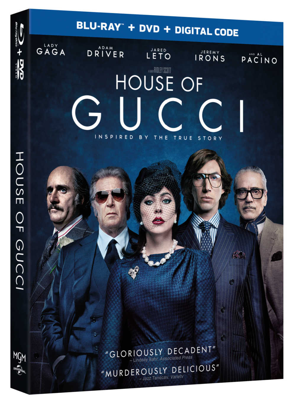 Watch House of Gucci and dive into the crime drama based on the true story of the family known for the iconic Italian luxury brand. 