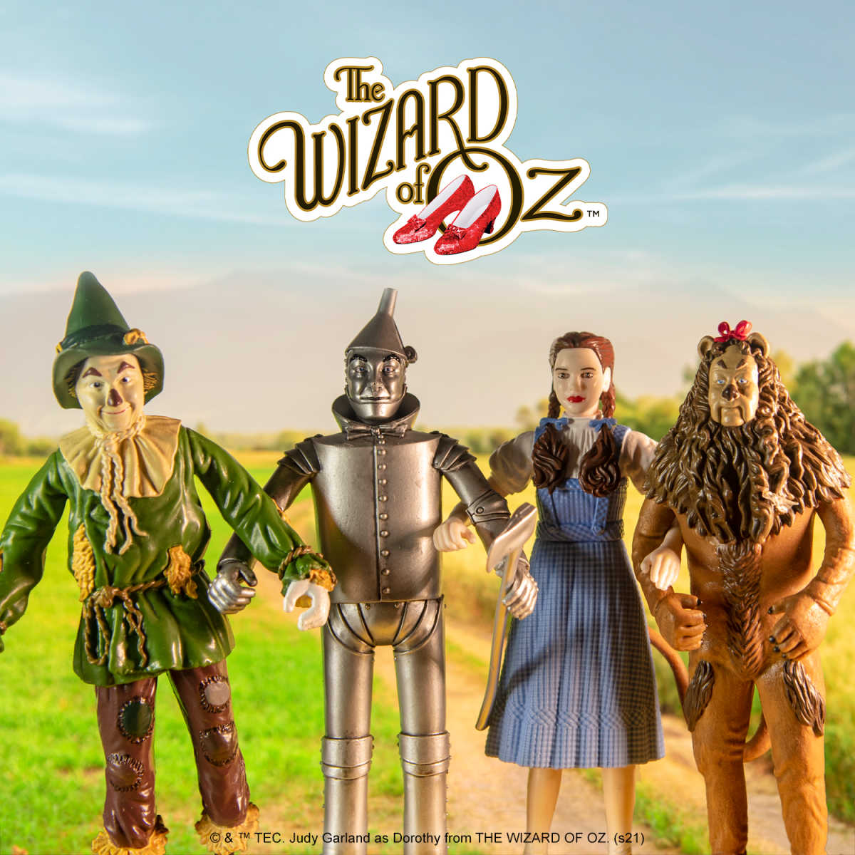 Set of 4 Wizard of Oz BendyFigs
