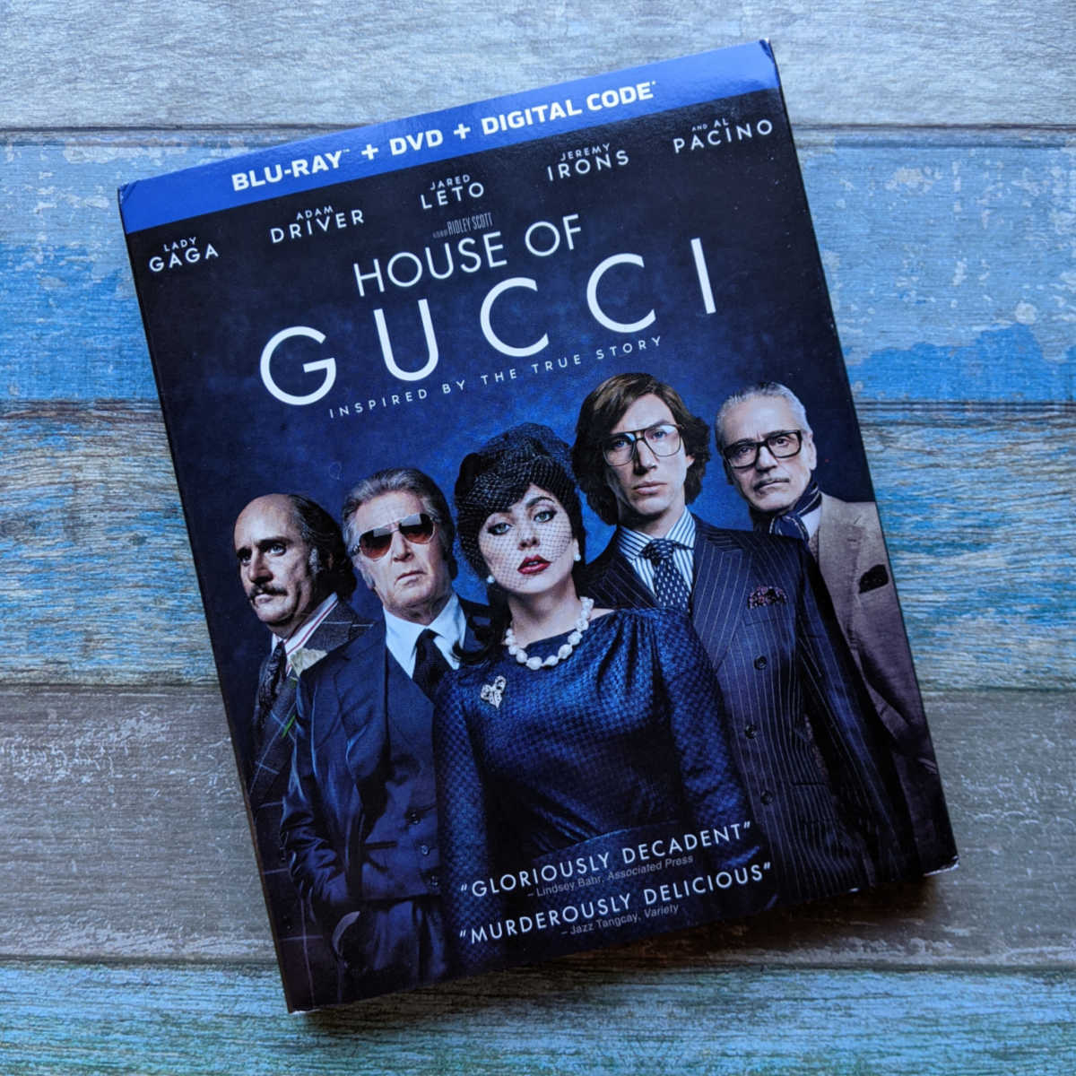 blu-ray dvd house of gucci movie