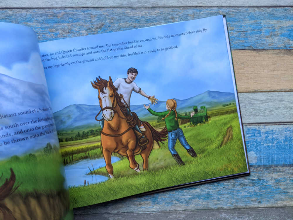 illustrated pony express childrens book