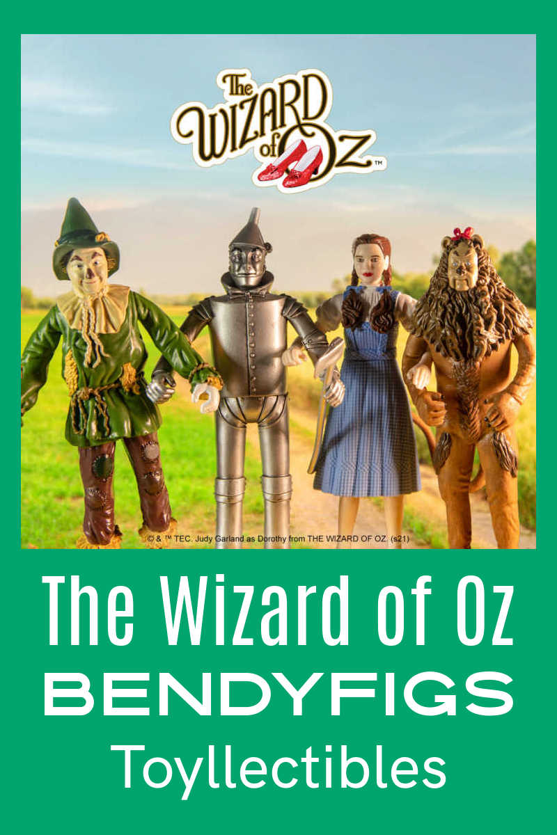 Classic film fans of all ages will love the new Wizard of Oz BendyFigs collectible toys to put on display or to play with. 