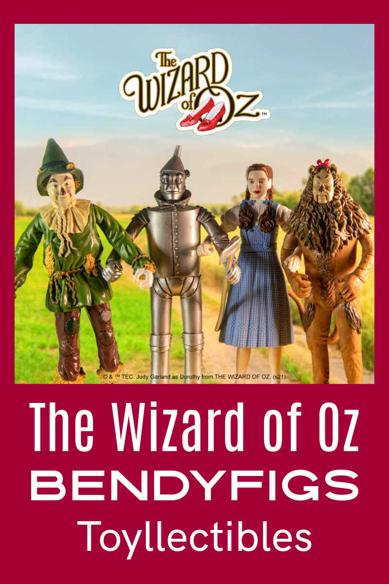 Classic film fans of all ages will love the new Wizard of Oz BendyFigs collectible toys to put on display or to play with. 