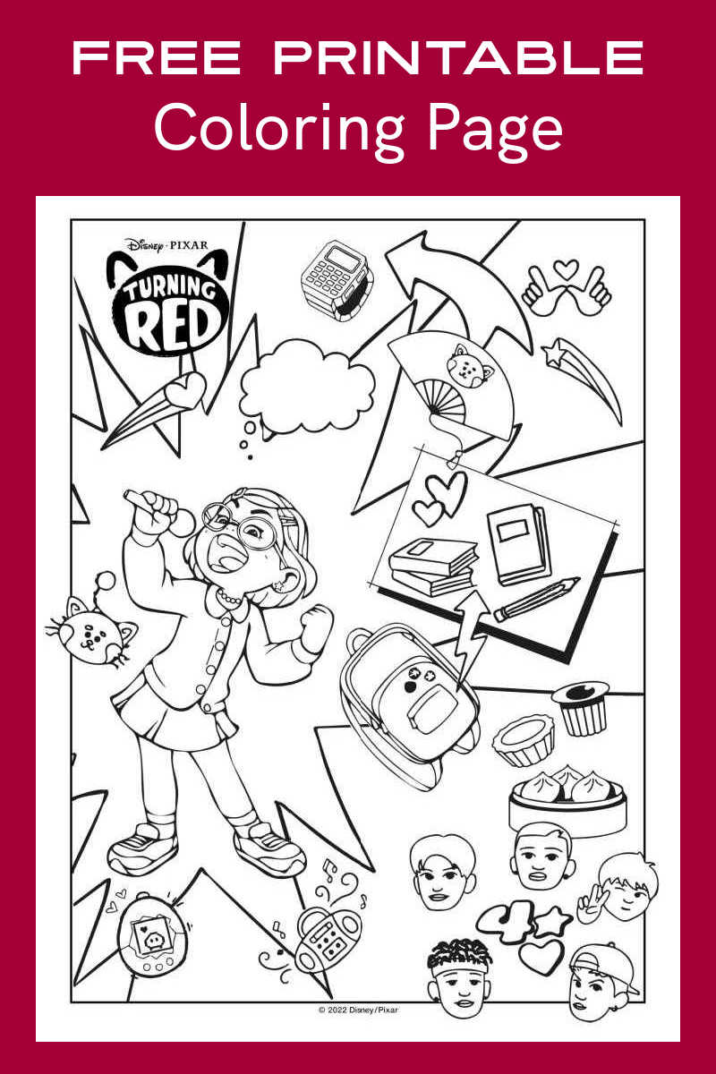 pixar free coloring pages