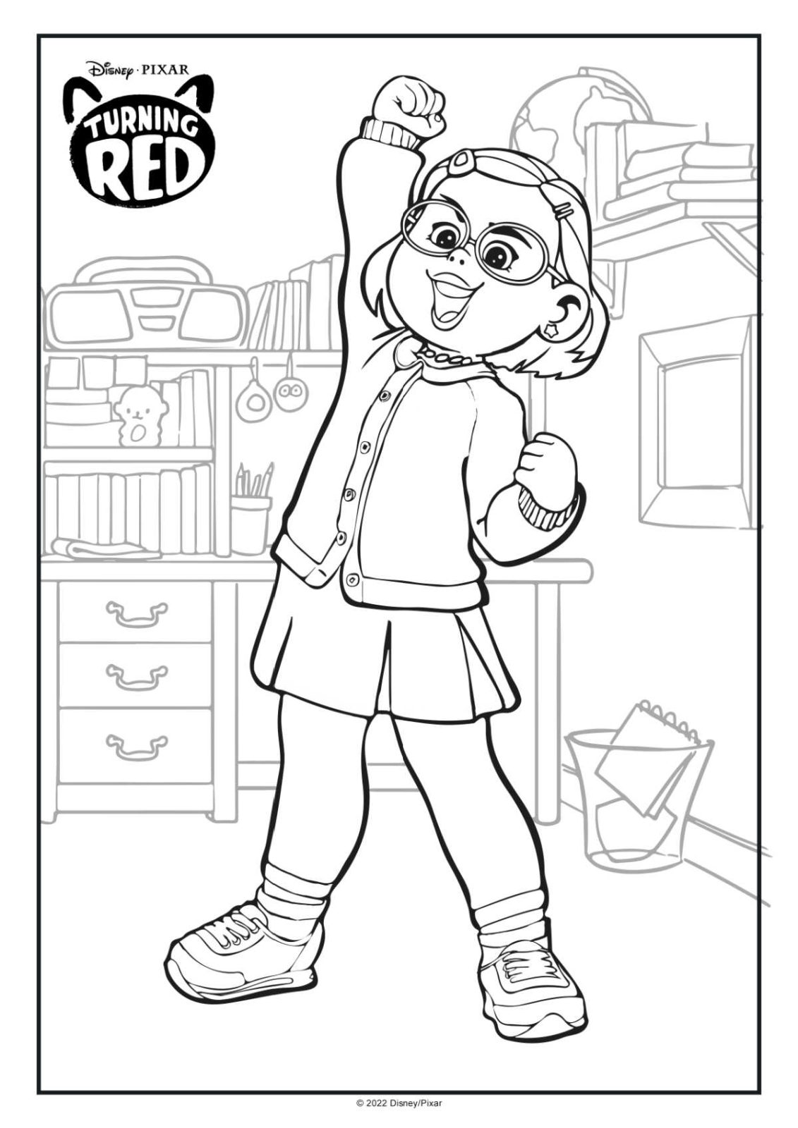 Free Printable Mei Lee Coloring Page - Mama Likes This