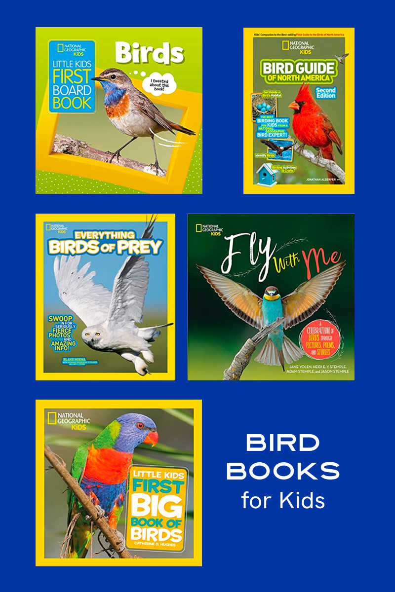 Your family will be inspired, when you get them these beautiful and informative bird books for kids from National Geographic. 