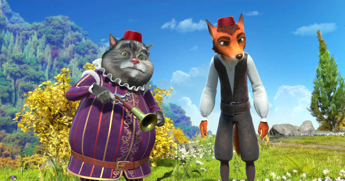 cat and fox pinocchio scene