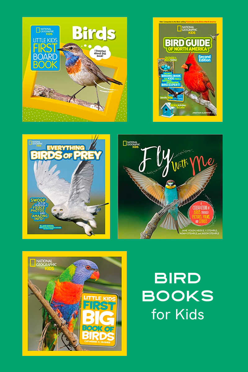 Your family will be inspired, when you get them these beautiful and informative bird books for kids from National Geographic. 