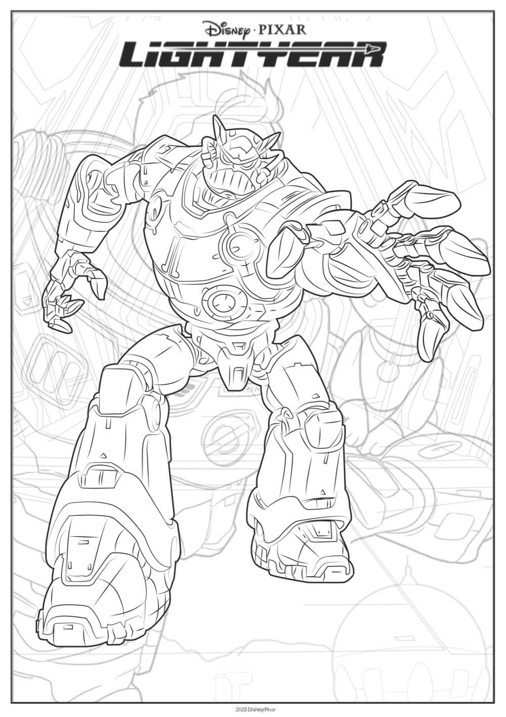 zurg coloring pages