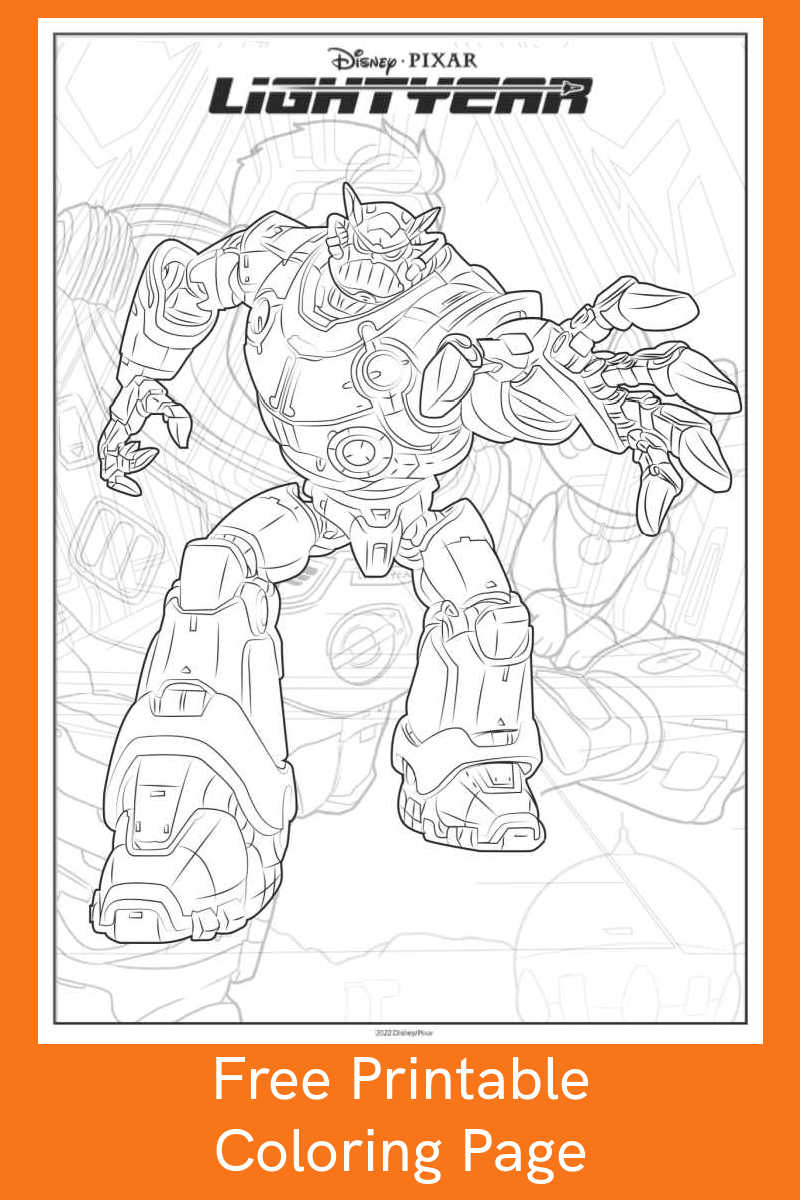 zurg coloring pages