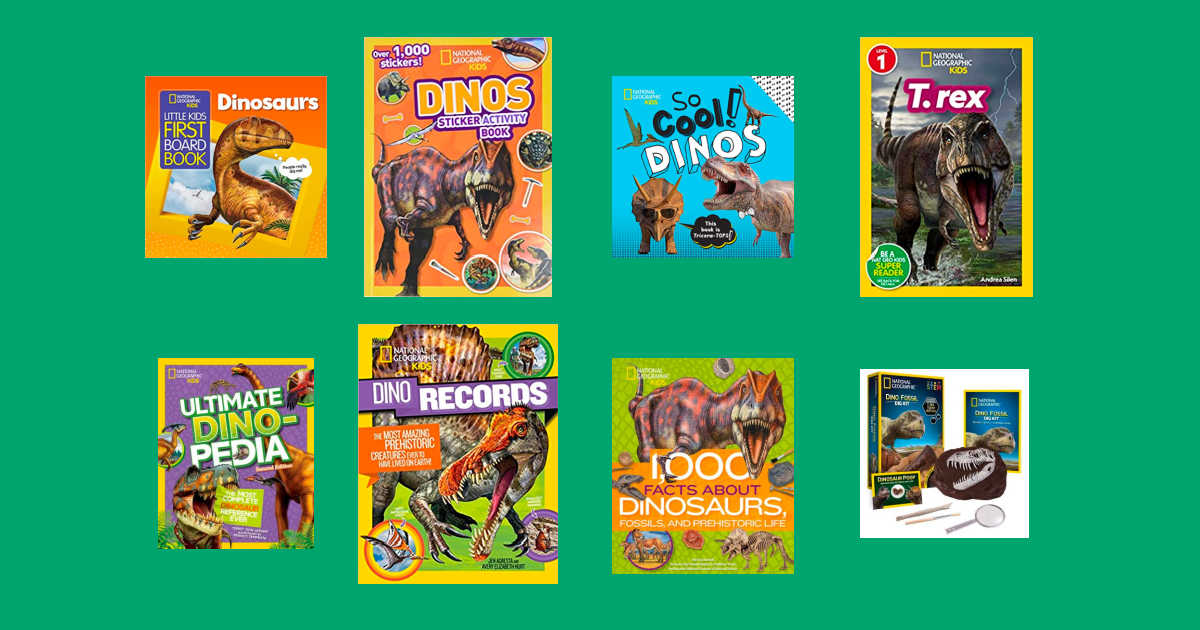 8 dinosaur books for kids
