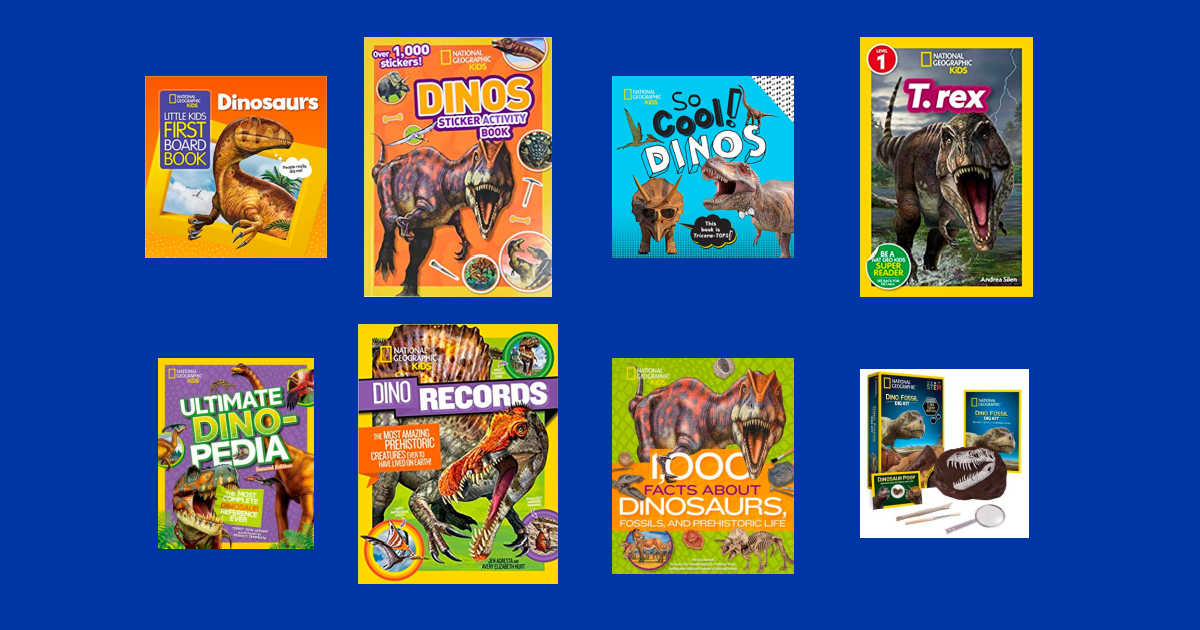 National Geographic Kids Dinos Sticker Activity Book: Over 1,000 Stickers!  by National Geographic Kids, Paperback