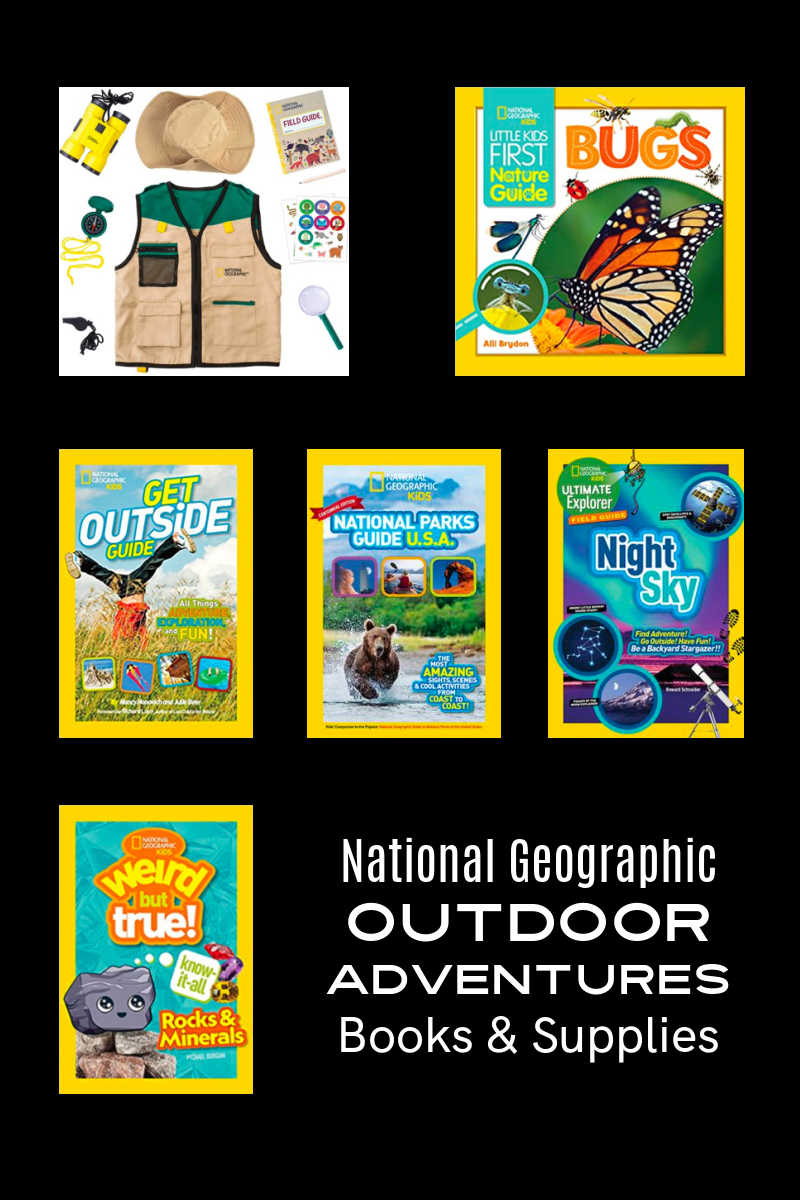 Summer is made for fun and exploration, so kids will love these National Geographic outdoor adventures books and supplies. 