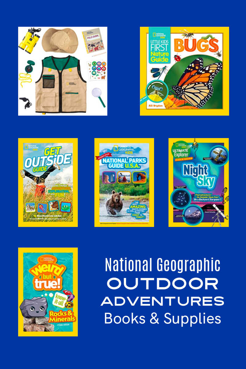 Summer is made for fun and exploration, so kids will love these National Geographic outdoor adventures books and supplies. 