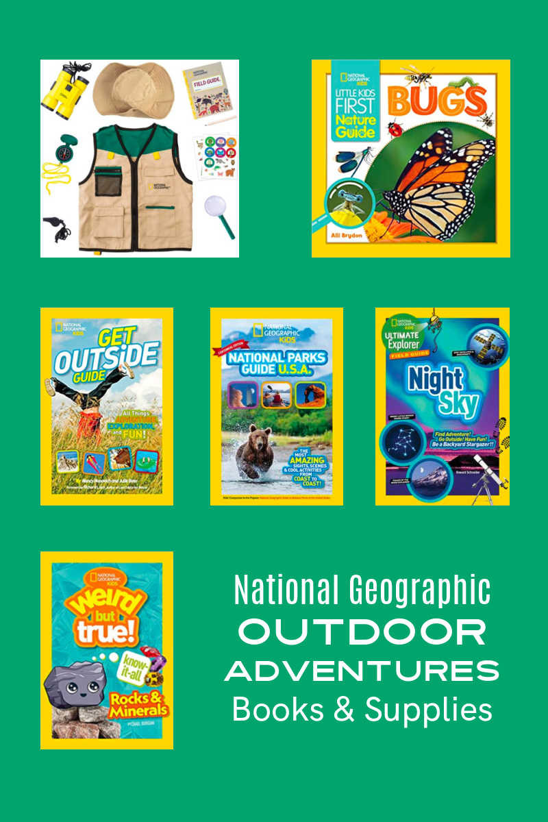 Summer is made for fun and exploration, so kids will love these National Geographic outdoor adventures books and supplies. 