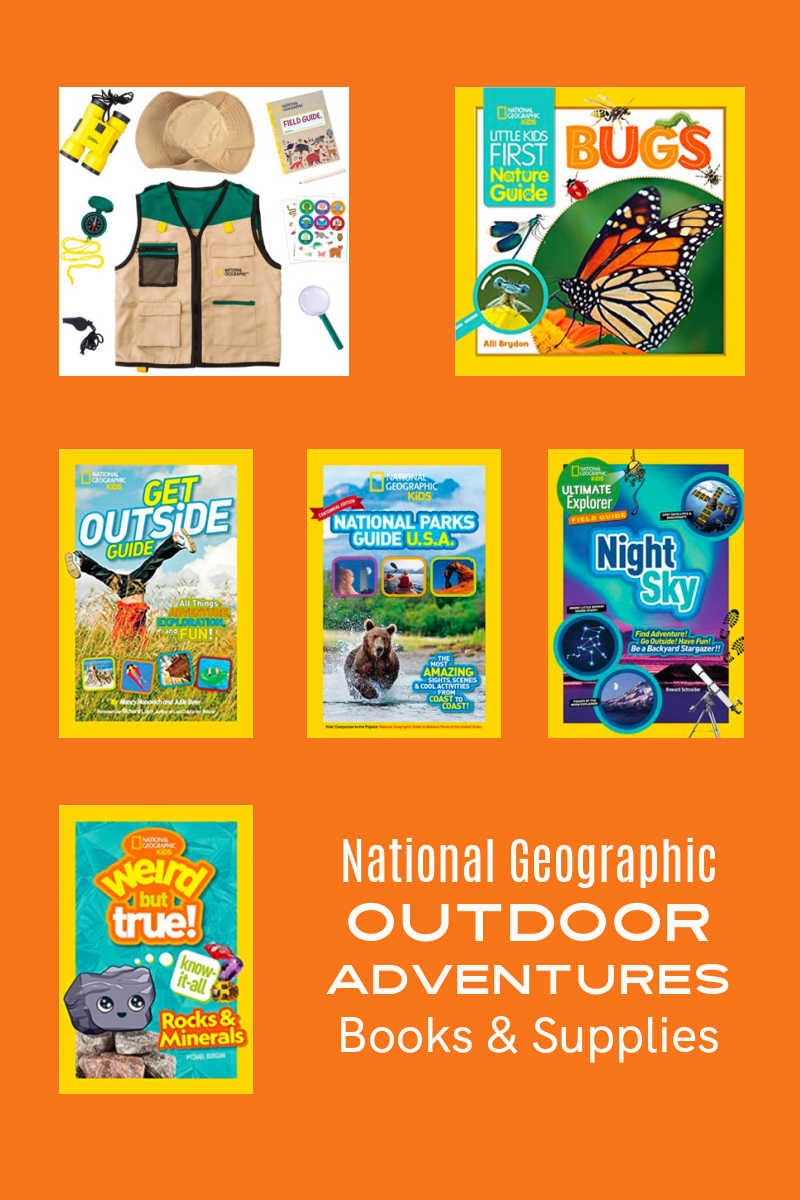 Summer is made for fun and exploration, so kids will love these National Geographic outdoor adventures books and supplies. 