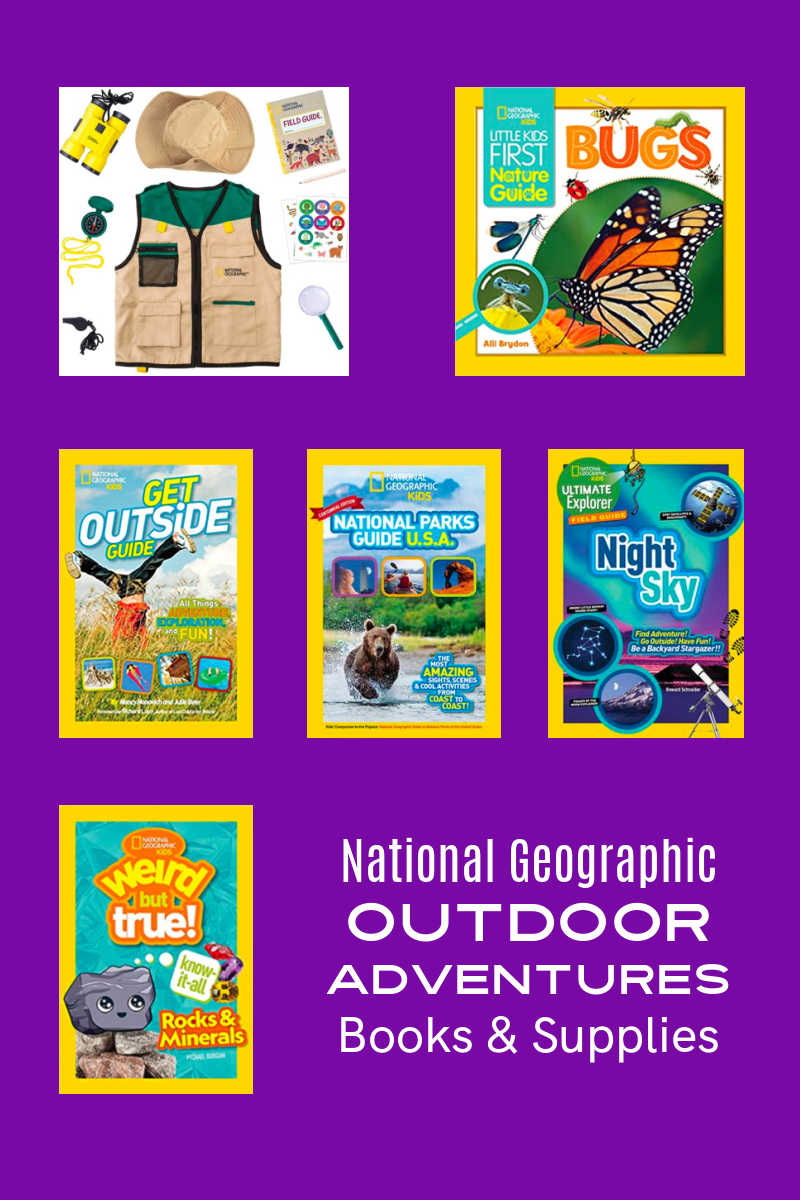 Summer is made for fun and exploration, so kids will love these National Geographic outdoor adventures books and supplies. 