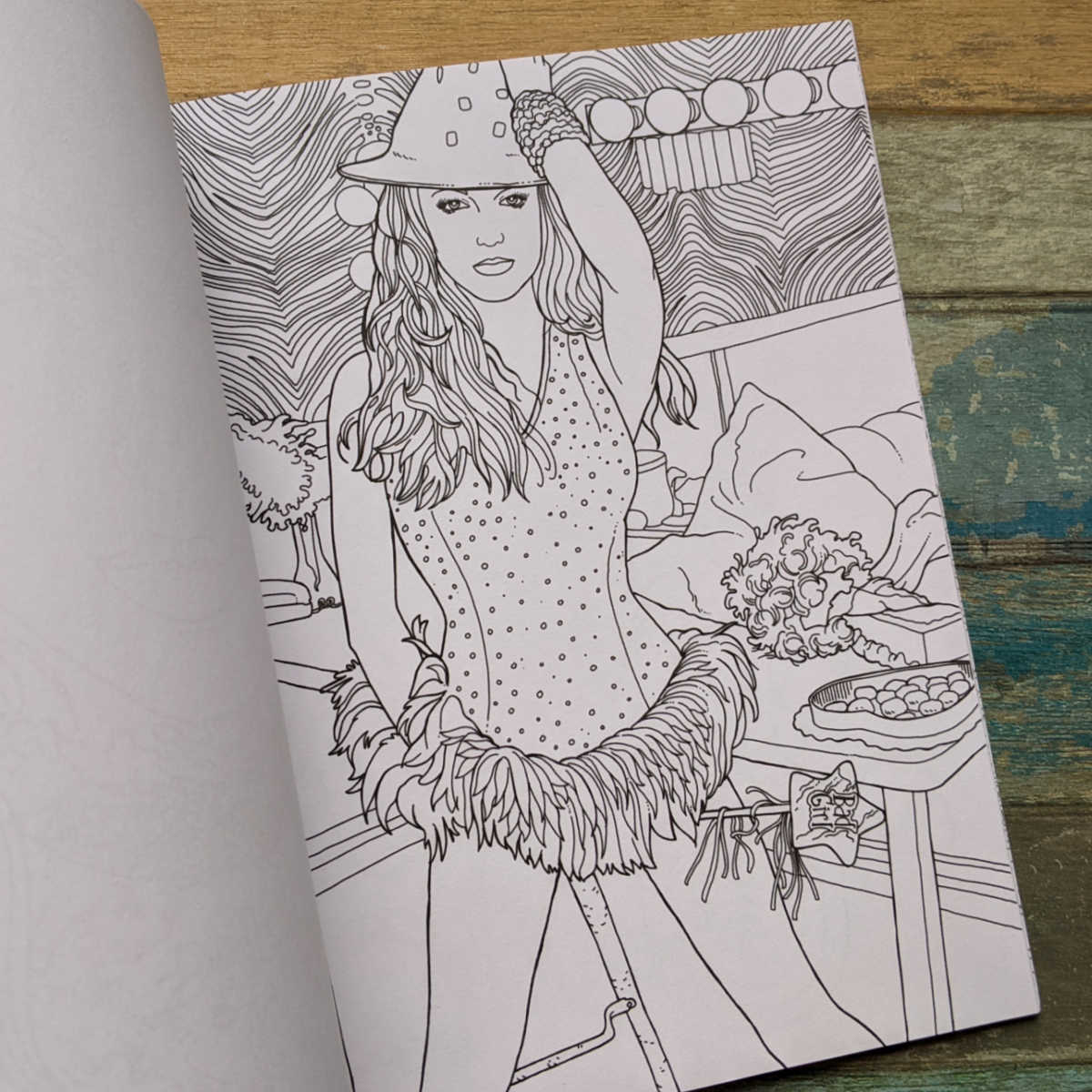 britney coloring book page