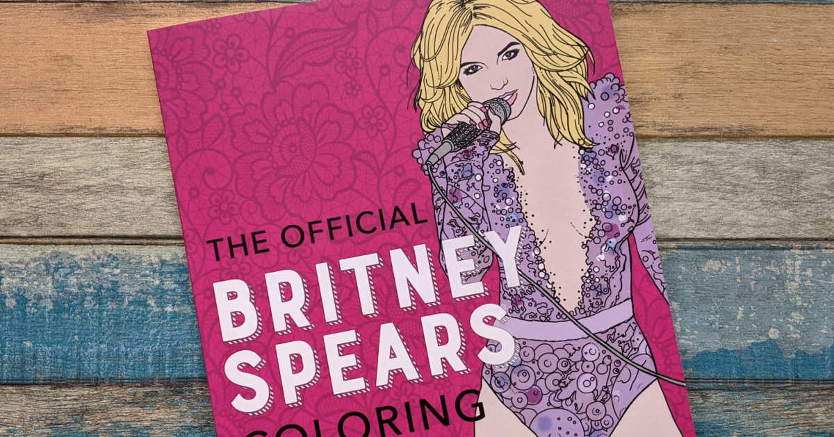 feature britney spears coloring book